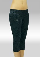 velvet capri leggings