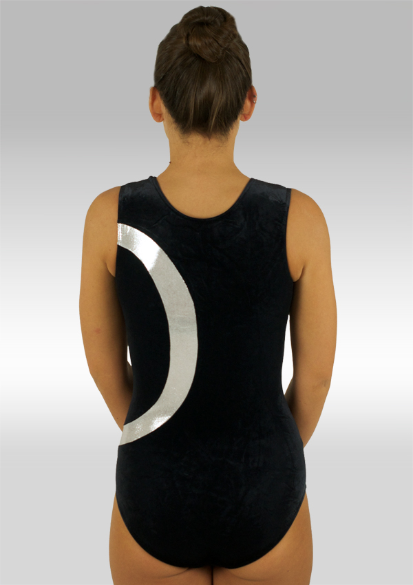 Leotard V500 black / turchese