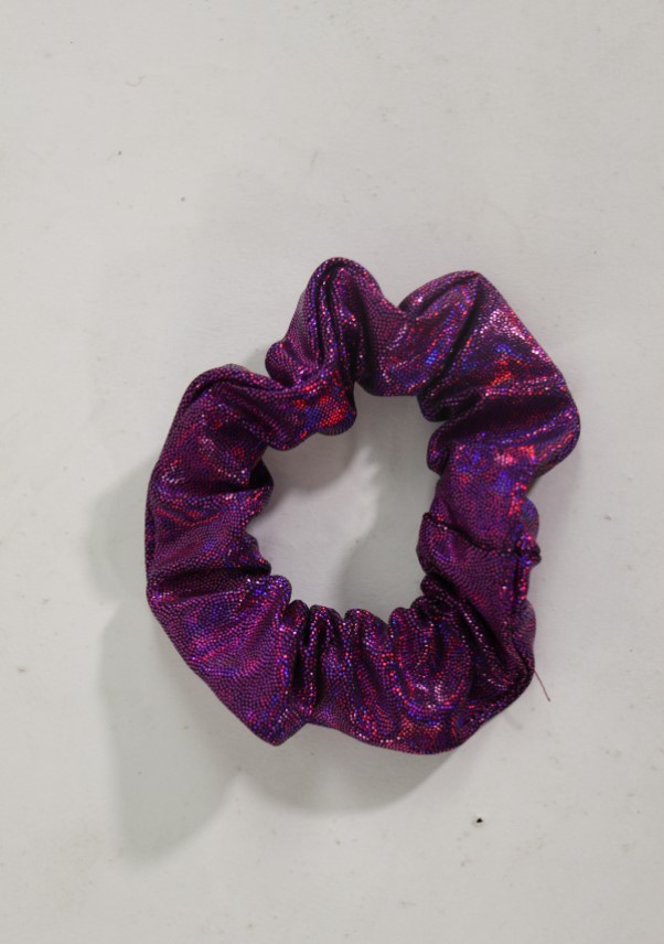 Schrunchie wetlook metallic
