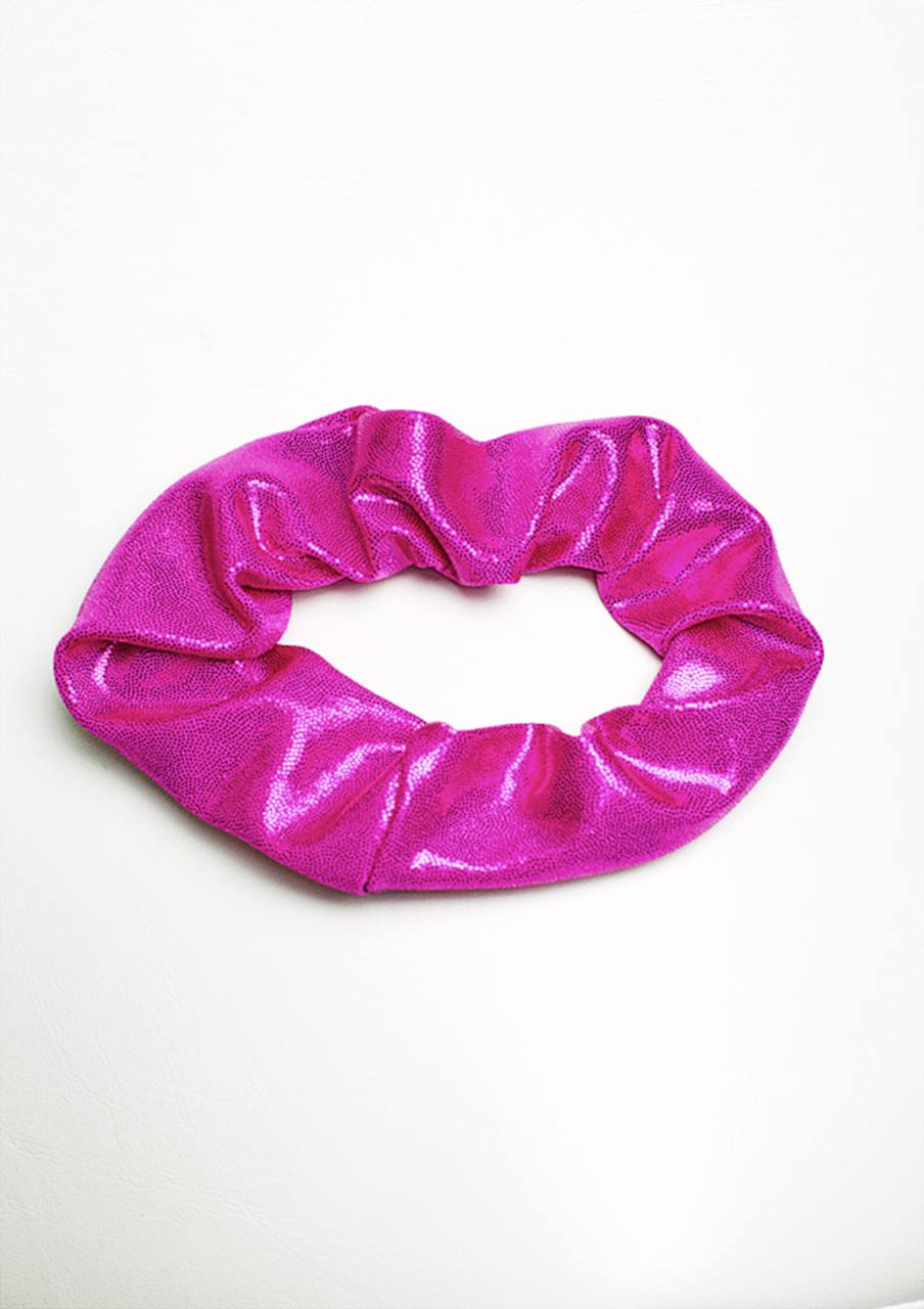 Schrunchie pink wetlook
